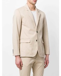 Мужской бежевый пиджак от Zadig & Voltaire