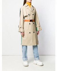 Женский бежевый плащ от Heron Preston