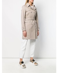 Женский бежевый плащ от Herno