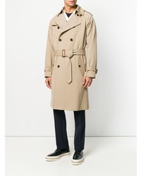 Мужской бежевый плащ от TOMORROWLAND