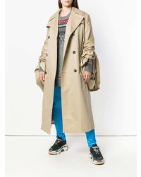 Женский бежевый плащ от Junya Watanabe