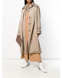 Женский бежевый плащ от Rokh