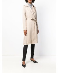 Женский бежевый плащ от Theory