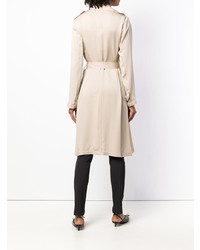 Женский бежевый плащ от Theory