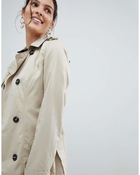 Женский бежевый плащ от Vila