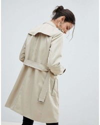 Женский бежевый плащ от Vila