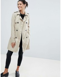 Женский бежевый плащ от Vila