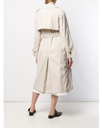 Женский бежевый плащ от Theory