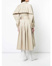 Женский бежевый плащ от Koché