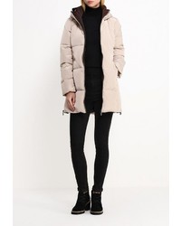 Женский бежевый пуховик от adL