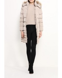 Женский бежевый пуховик от Adrixx