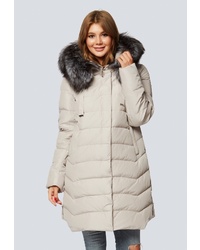 Женский бежевый пуховик от Alyaska