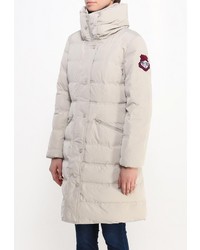 Женский бежевый пуховик от Anta