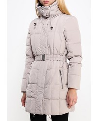 Женский бежевый пуховик от B.young