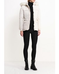 Женский бежевый пуховик от Bellfield