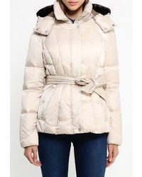 Женский бежевый пуховик от Geox