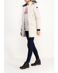 Женский бежевый пуховик от Icepeak