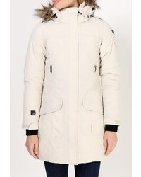 Женский бежевый пуховик от Icepeak