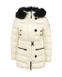 Женский бежевый пуховик от Marina Yachting