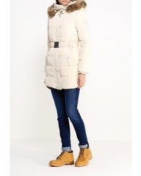 Женский бежевый пуховик от Mavi