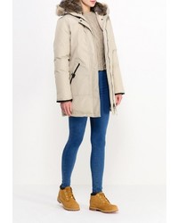 Женский бежевый пуховик от Pajar