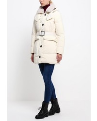 Женский бежевый пуховик от Peuterey