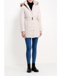 Женский бежевый пуховик от Top Secret