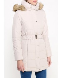 Женский бежевый пуховик от Top Secret