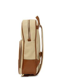 Мужской бежевый рюкзак из плотной ткани от Gucci