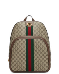 Мужской бежевый рюкзак из плотной ткани от Gucci