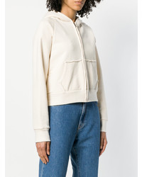 Женский бежевый свитер на молнии от Simon Miller