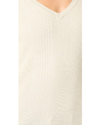Женский бежевый свитер с v-образным вырезом от 525 America