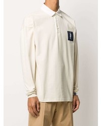 Мужской бежевый свитер с воротником поло от MACKINTOSH