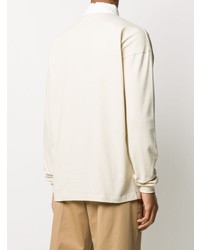 Мужской бежевый свитер с воротником поло от MACKINTOSH