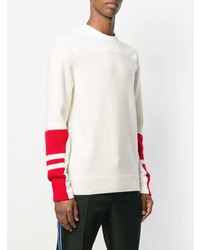 Мужской бежевый свитер с круглым вырезом с принтом от Calvin Klein 205W39nyc