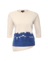 Женский бежевый свитер с круглым вырезом от Armani Jeans