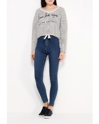 Женский бежевый свитер с круглым вырезом от Aurora Firenze