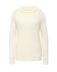 Женский бежевый свитер с круглым вырезом от Bellfield