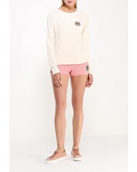 Женский бежевый свитер с круглым вырезом от Billabong