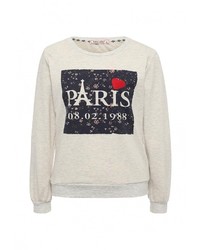 Женский бежевый свитер с круглым вырезом от Chic Chic