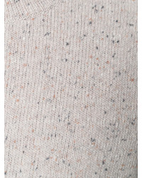 Мужской бежевый свитер с круглым вырезом от Universal Works