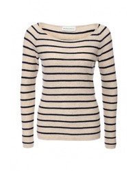 Женский бежевый свитер с круглым вырезом от Delicate Love