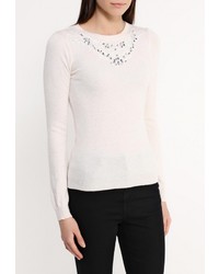 Женский бежевый свитер с круглым вырезом от Dorothy Perkins