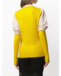 Женский бежевый свитер с круглым вырезом от Joseph