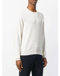 Мужской бежевый свитер с круглым вырезом от Maison Margiela