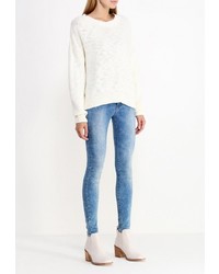 Женский бежевый свитер с круглым вырезом от Glamorous