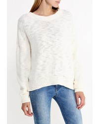 Женский бежевый свитер с круглым вырезом от Glamorous