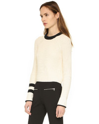 Женский бежевый свитер с круглым вырезом от Rag & Bone