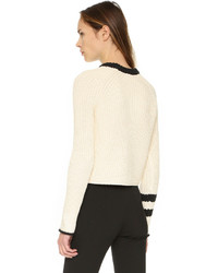 Женский бежевый свитер с круглым вырезом от Rag & Bone