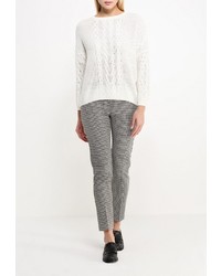 Женский бежевый свитер с круглым вырезом от Incity